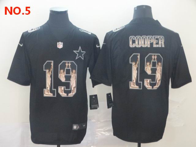 Men's Dallas Cowboys #19 Amari Cooper Jerseys NO.5;